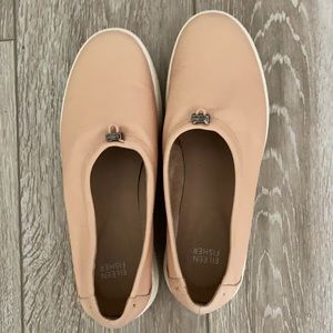 Eileen Fisher pink leather shoes